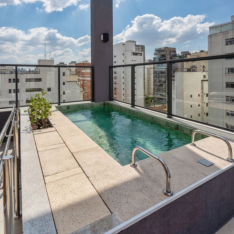 Apartamento Elegante 1 Dormitório na R. Cravinhos