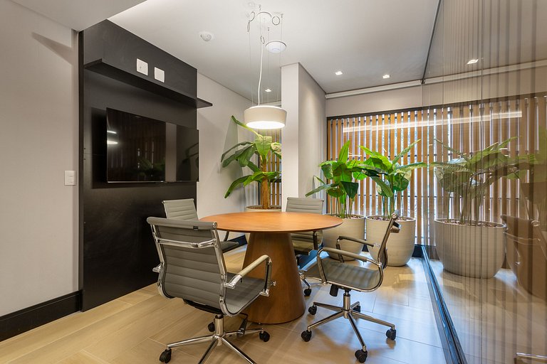 Apartamento Elegante 1 Dormitório na R. Cravinhos