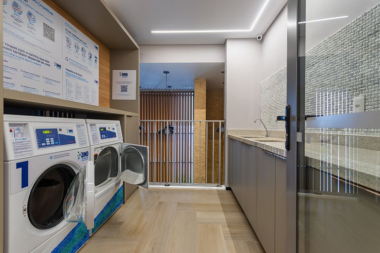 Apartamento Elegante 1 Dormitório na R. Cravinhos