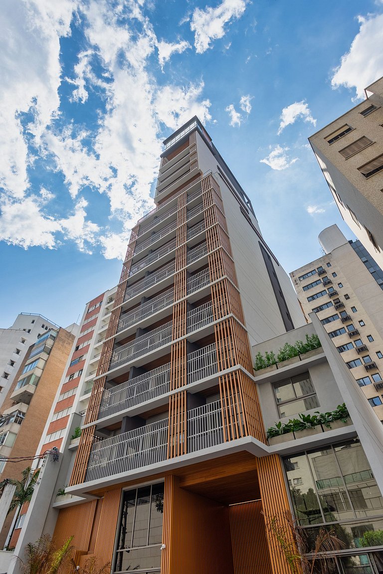 Apartamento Elegante 1 Dormitório na R. Cravinhos