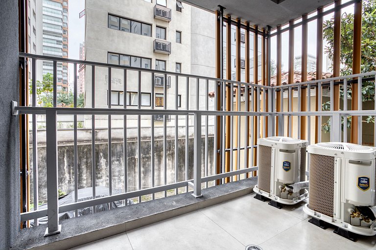 Apartamento Elegante 1 Dormitório na R. Cravinhos