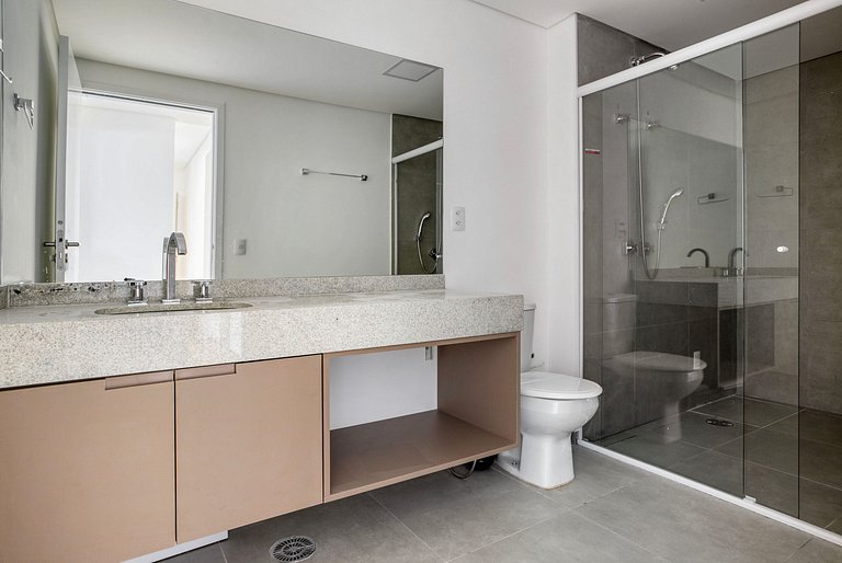 Apartamento Elegante 1 Dormitório na R. Cravinhos