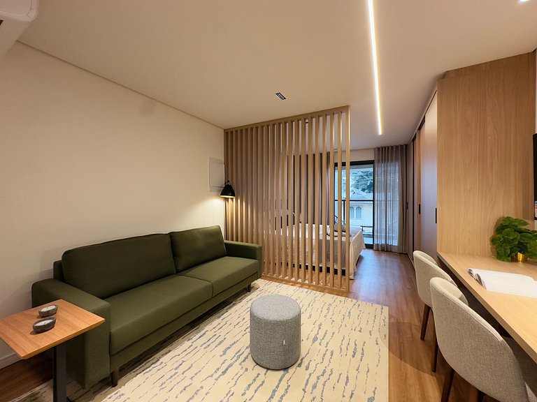 Studio Acolhedor na Alameda Franca