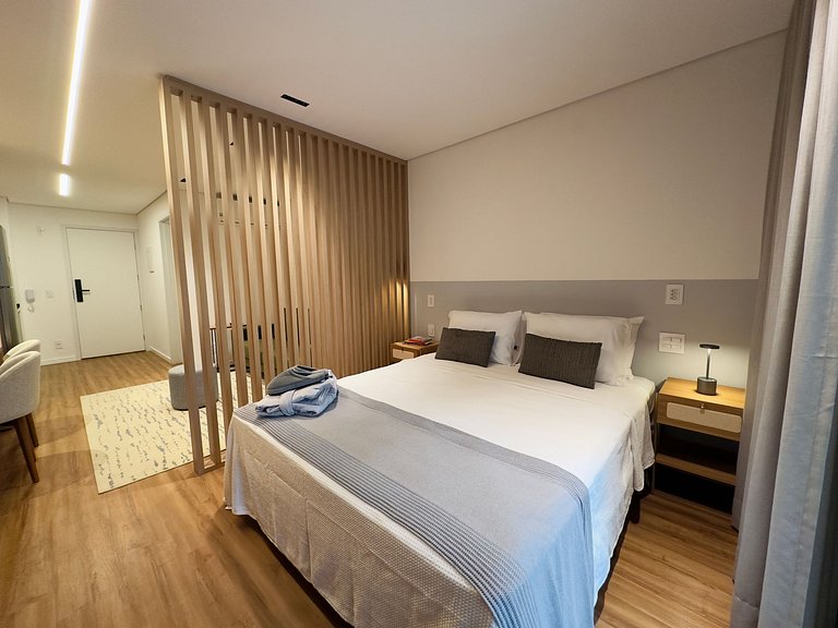 Studio Acolhedor na Alameda Franca